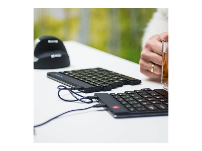R-Go Tools R-Go Split Ergonomiske tastatur QWERTZ (DE) sort kablet - Tastaturen - Deutsch - Schwarz