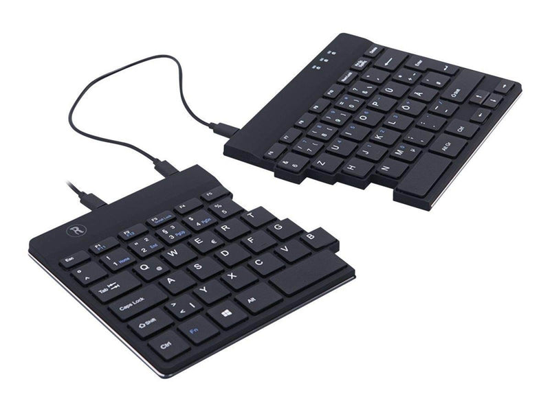 R-Go Tools R-Go Split Ergonomiske tastatur QWERTZ (DE) sort kablet - Tastaturen - Deutsch - Schwarz