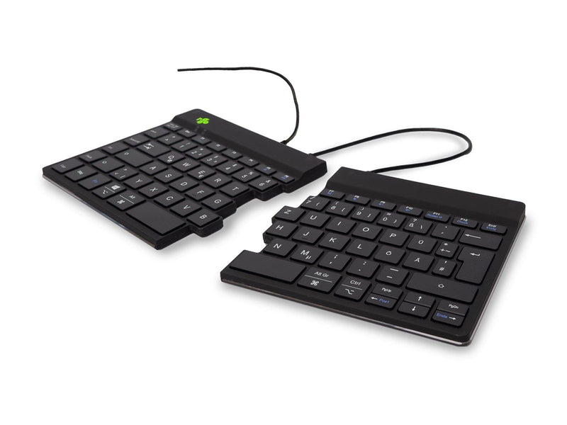 R-Go Tools R-Go Split Ergonomiske tastatur QWERTZ (DE) sort kablet - Tastaturen - Deutsch - Schwarz
