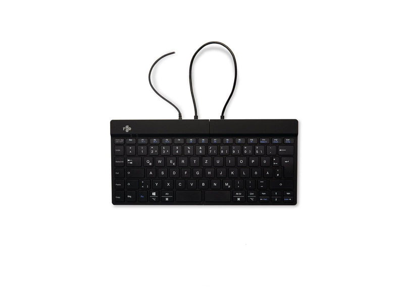 R-Go Tools R-Go Split Ergonomiske tastatur QWERTZ (DE) sort kablet - Tastaturen - Deutsch - Schwarz