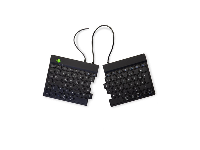 R-Go Tools R-Go Split Ergonomiske tastatur QWERTZ (DE) sort kablet - Tastaturen - Deutsch - Schwarz