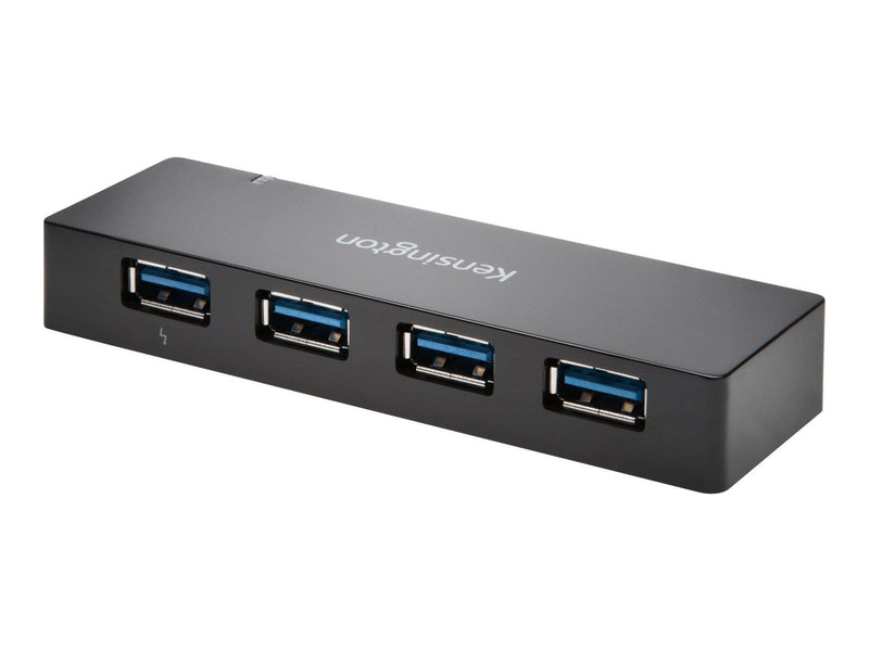 Kensington UH4000C USB 3.0 4-Port Hub mit Ladefunktion, schwarz USB-Hubs - 4 - Schwarz