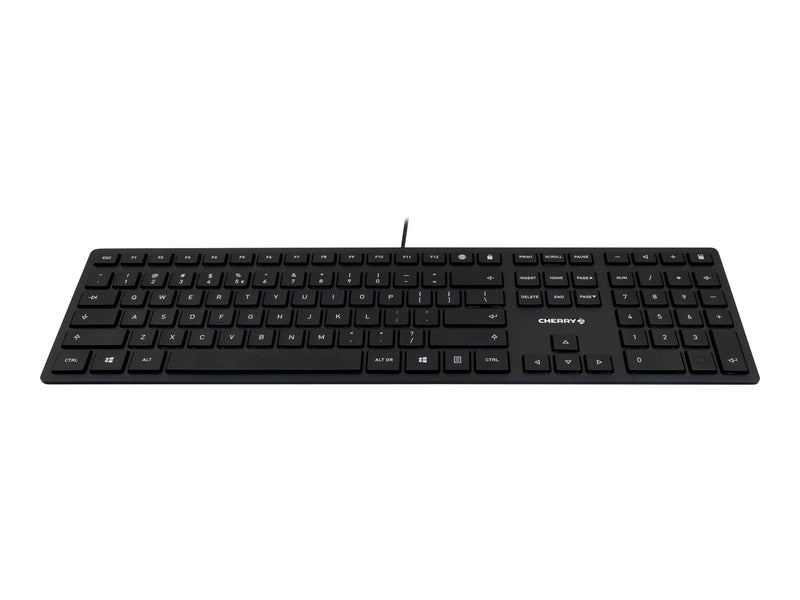 Cherry KC 6000 SLIM - Tastaturen - Englisch - Schwarz