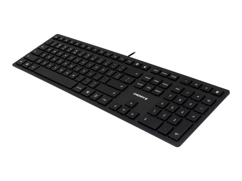 Cherry KC 6000 SLIM - Tastaturen - Englisch - Schwarz