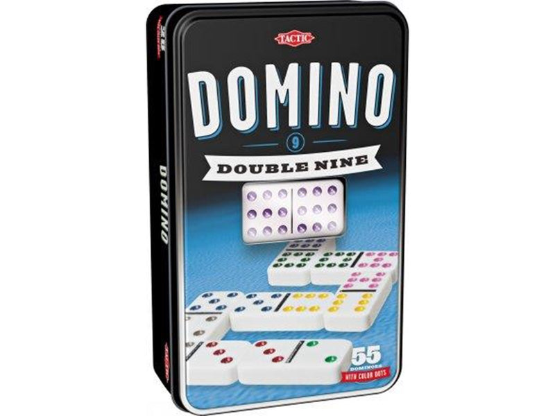 Tactic D9 domino in tin with window multi (ENG/PL/F)