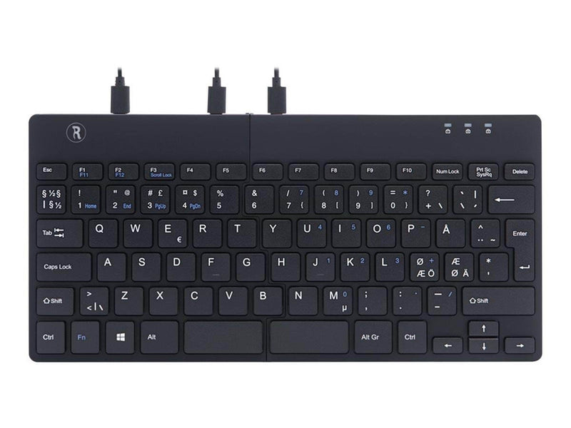 R-Go Tools R-Go Split Ergonomisk tastatur QWERTY (Nordic) sort kablet - Tastaturen - Nordisch - Schwarz