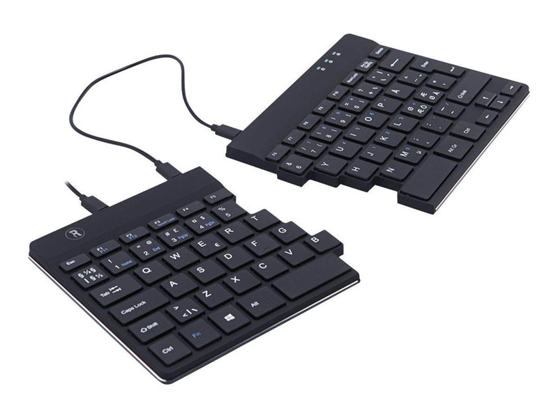 R-Go Tools R-Go Split Ergonomisk tastatur QWERTY (Nordic) sort kablet - Tastaturen - Nordisch - Schwarz