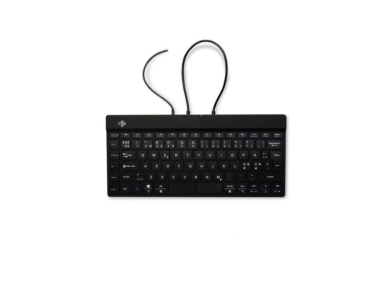 R-Go Tools R-Go Split Ergonomisk tastatur QWERTY (Nordic) sort kablet - Tastaturen - Nordisch - Schwarz