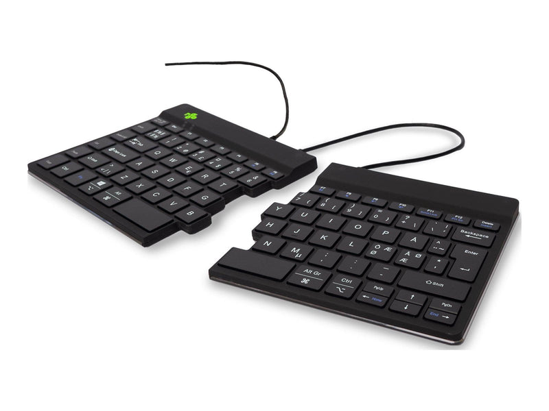 R-Go Tools R-Go Split Ergonomisk tastatur QWERTY (Nordic) sort kablet - Tastaturen - Nordisch - Schwarz