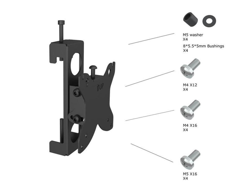 Multibrackets M Monitor Mount Flex Pro 75/100 20 kg 100 x 100 mm