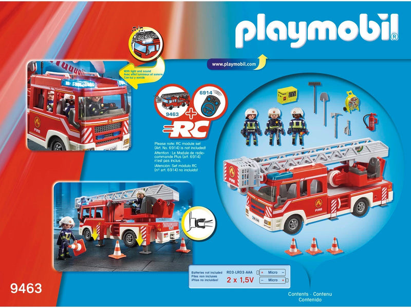 Playmobil City Action - Feuerwehr-Leiterfahrzeug