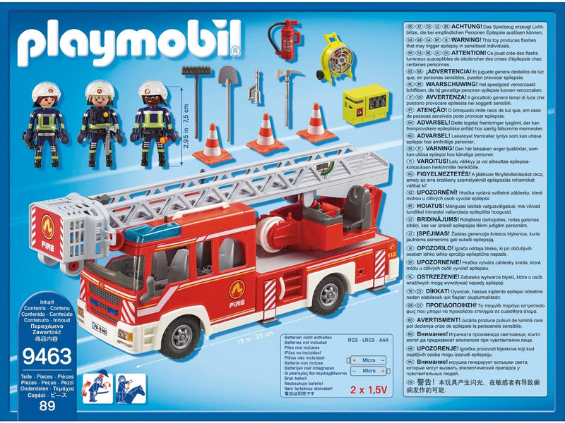 Playmobil City Action - Feuerwehr-Leiterfahrzeug