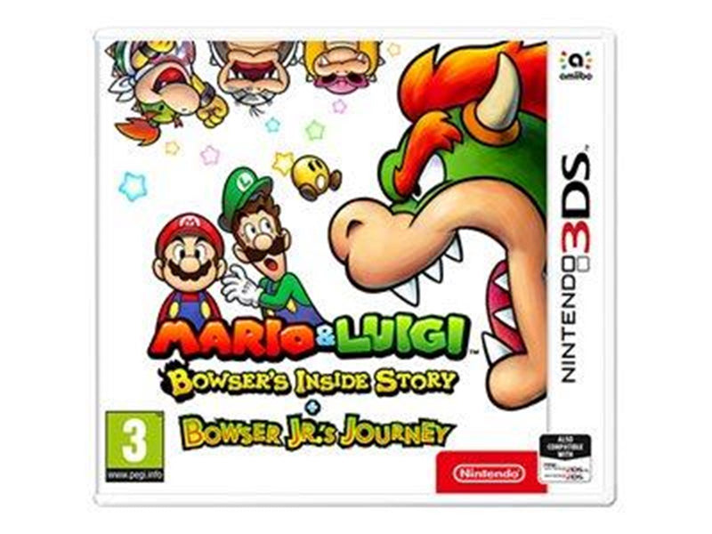 Mario & Luigi: Bowser’s Inside Story + Bowser Jr’s Journey - Nintendo 3DS - RPG - PEGI 3