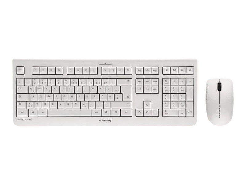Cherry DW 3000 - Tastatur & Maus Set - Deutsch - Grau