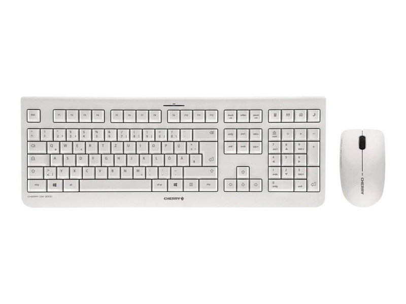 Cherry DW 3000 - Tastatur & Maus Set - Deutsch - Grau