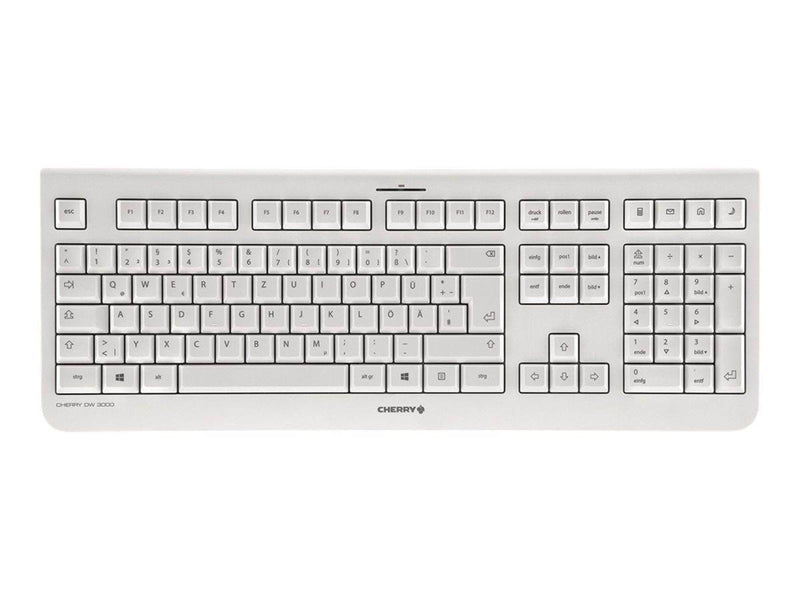 Cherry DW 3000 - Tastatur & Maus Set - Deutsch - Grau