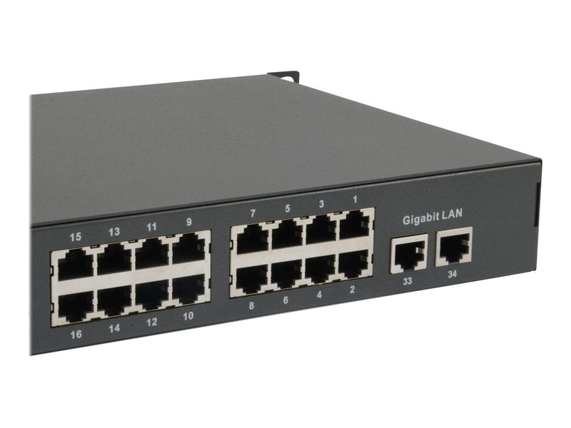 LevelOne FGP-3400W630 - switch - 34 ports - rack-mountable