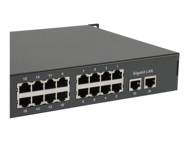 LevelOne FGP-3400W380 - switch - 34 ports - rack-mountable