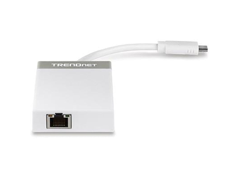 TRENDnet TUC-ETGH3 USB-C to Gigabit Adapter + USB Hub
