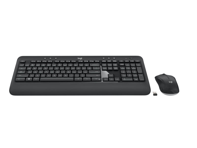 Logitech MK540 Advanded Wireless Combo - FR - Tastatur & Maus Set - Französisch - Schwarz