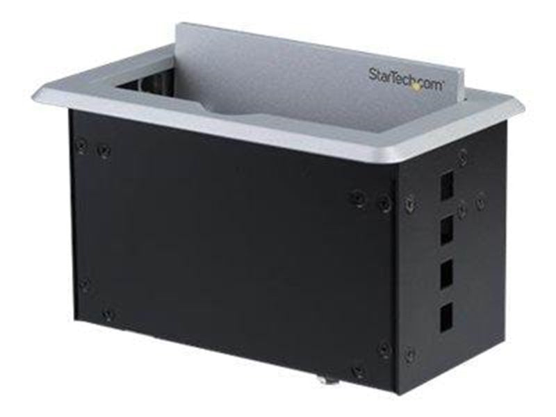 StarTech.com Conference Table Connectivity Box For A/V - HDMI / VGA / DisplayPort Inputs - HDMI Output - 4K - mounting plate