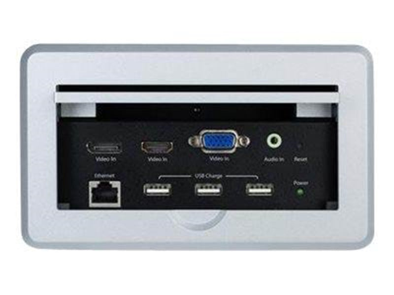 StarTech.com Conference Table Connectivity Box For A/V - HDMI / VGA / DisplayPort Inputs - HDMI Output - 4K - mounting plate