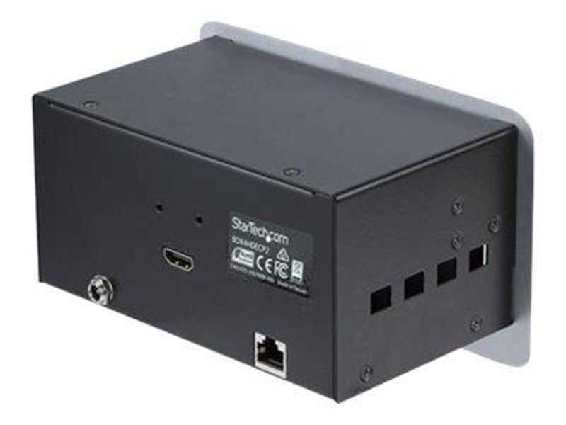 StarTech.com Conference Table Connectivity Box For A/V - HDMI / VGA / DisplayPort Inputs - HDMI Output - 4K - mounting plate
