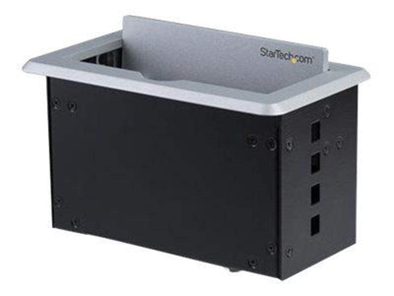 StarTech.com Conference Table Connectivity Box For A/V - HDMI / VGA / DisplayPort Inputs - HDMI Output - 4K - mounting plate
