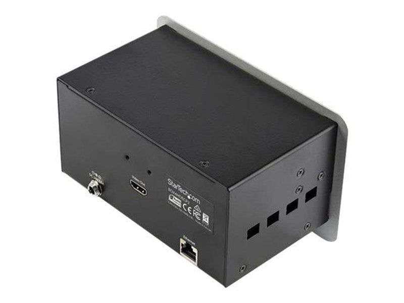StarTech.com Conference Table Connectivity Box For A/V - HDMI / VGA / DisplayPort Inputs - HDMI Output - 4K - mounting plate