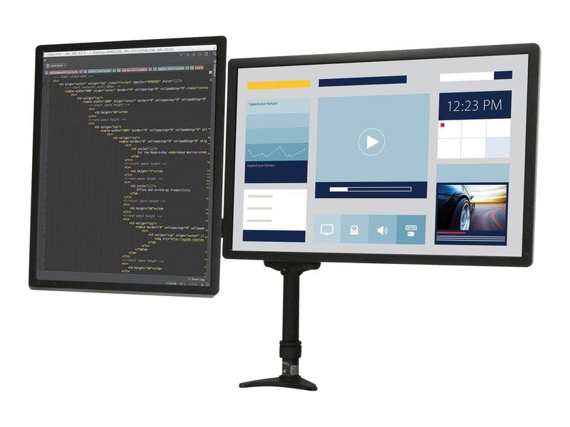StarTech.com Dual Monitor Arm - Articulating Arms - Grommet or Desk Mount - adjustable arm