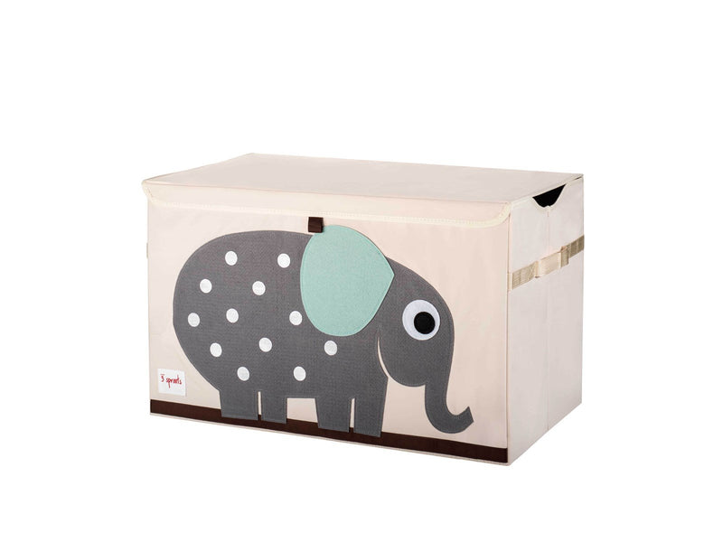 3 Sprouts Opbevaringskasse med låg Elephant