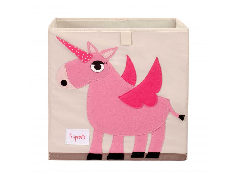 3 Sprouts Opbevaringskasse Unicorn