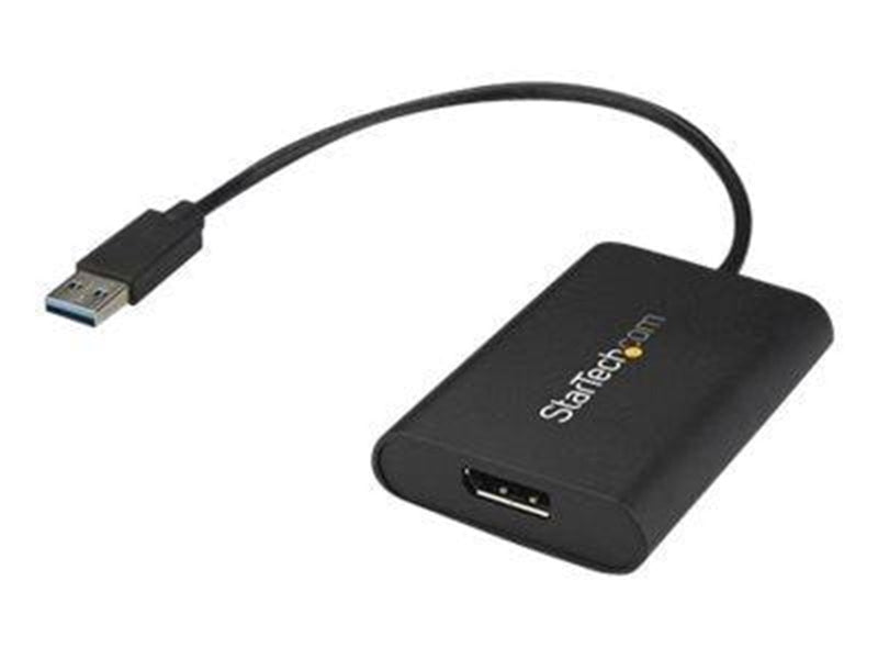 StarTech.com USB to DisplayPort Adapter - USB 3.0 - 4K 30Hz - external video adapter - MCT T6-688L - black