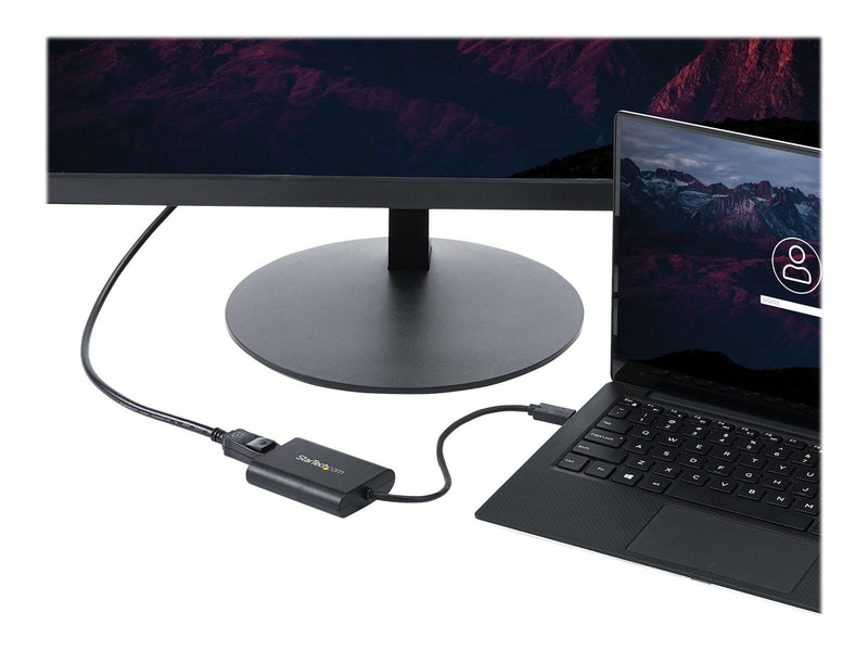 StarTech.com USB to DisplayPort Adapter - USB 3.0 - 4K 30Hz - external video adapter - MCT T6-688L - black