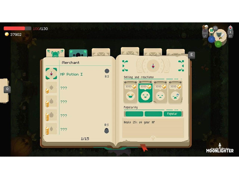 Moonlighter - Sony PlayStation 4 - Abenteuer - PEGI 7