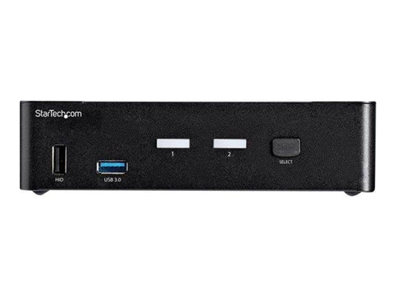 StarTech.com 2-Port DisplayPort KVM Switch - 4K 60Hz - TAA Compliant - KVM / audio / USB switch - 2 ports