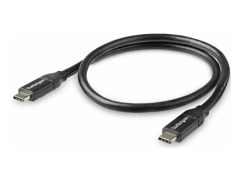 StarTech.com 0.5m USB C to USB C Cable - 5A PD - USB 2.0 USB-IF Certified - USB-C cable - 50 cm