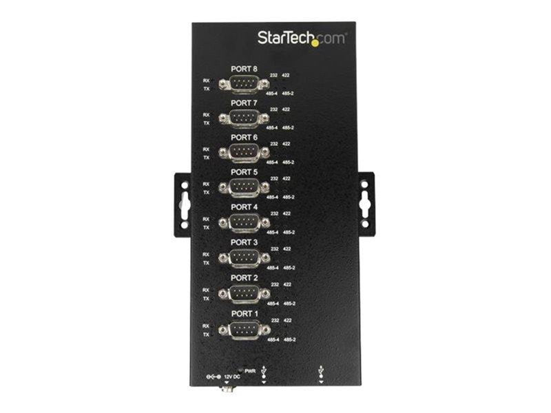 StarTech.com 8-Port Industrial USB to RS-232/422/485 Serial Adapter - 15 kV ESD Protection - serial adapter