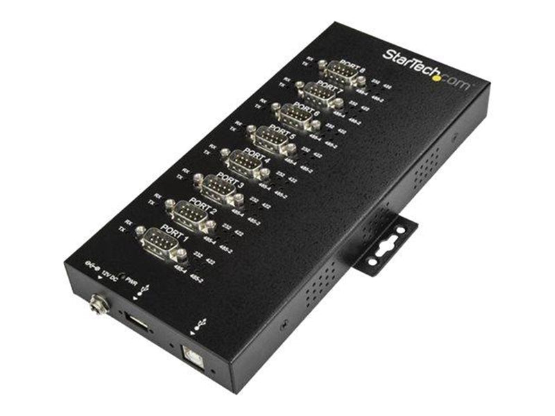 StarTech.com 8-Port Industrial USB to RS-232/422/485 Serial Adapter - 15 kV ESD Protection - serial adapter