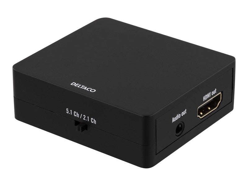 Deltaco HDMI to HDMI+STEREO 3.5mm