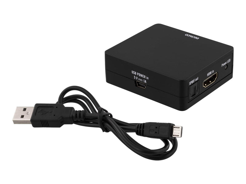 Deltaco HDMI to HDMI+STEREO 3.5mm