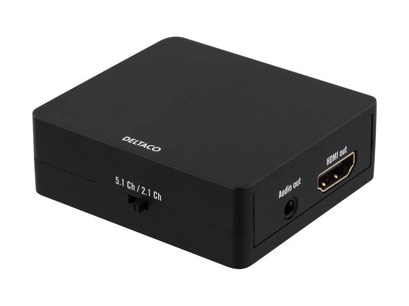 Deltaco HDMI to HDMI+STEREO 3.5mm