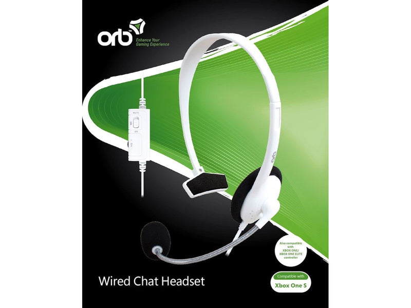 Orb Wired Chat Headset - Wired Headset - Microsoft Xbox One S