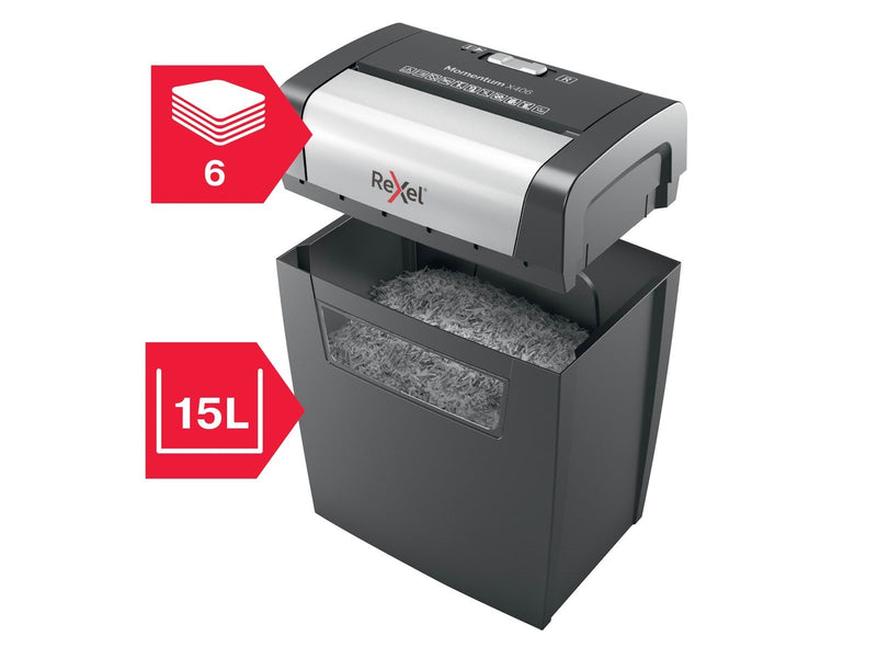 Rexel Momentum X406 Aktenvernichter