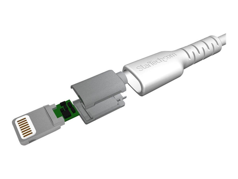StarTech.com 3.3 ft 1m USB to Lightning Cable - Apple MFi Certified - White - Lightning cable - Lightning / USB - 1 m