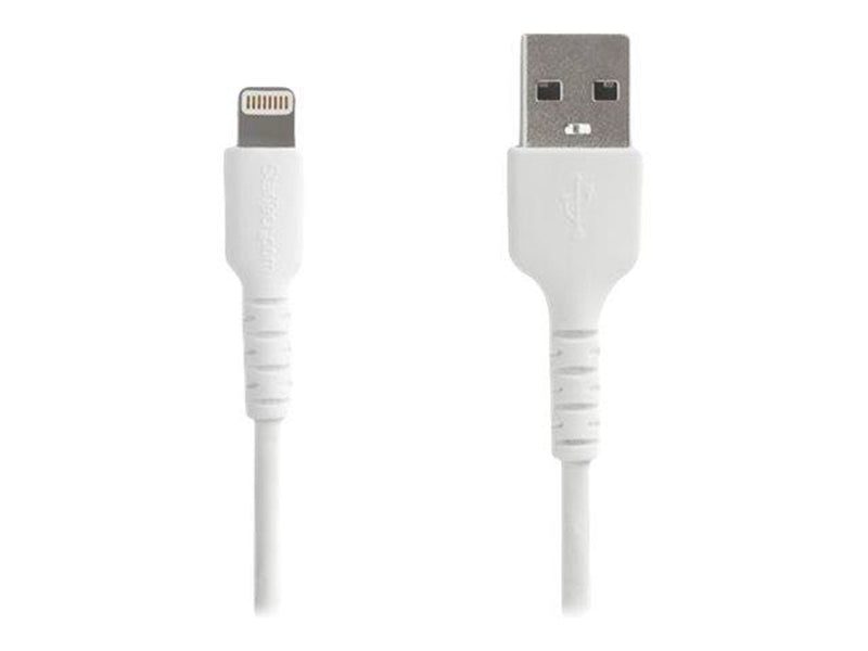 StarTech.com 3.3 ft 1m USB to Lightning Cable - Apple MFi Certified - White - Lightning cable - Lightning / USB - 1 m