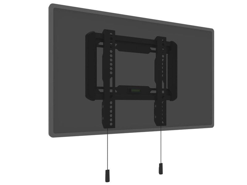 Multibrackets M Universal Wallmount Fixed Small Black 50 kg 55" 100 x 100 mm