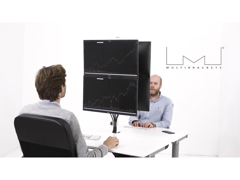 Multibrackets M VESA Deskmount Officeline Quad B2B Black
