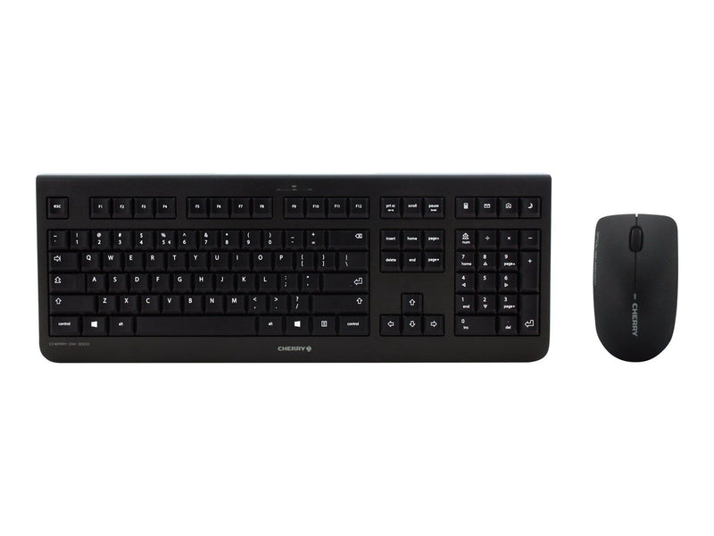 Cherry DW 3000 - Tastatur & Maus Set - Englisch - US - Schwarz