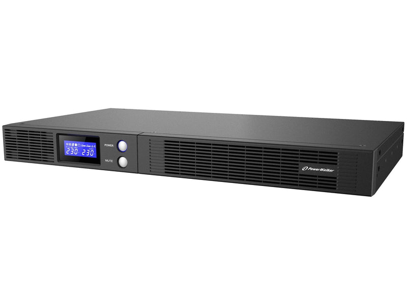 BlueWalker 10121050 - PowerWalker VI R1U - 1500VA/900W - Line Interactive UPS